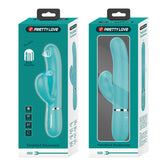Perdita Twinkled Tenderness Rechargeable Clitoral Vibrator Turquoise VIBRATORS-RABBIT